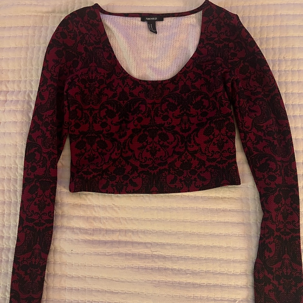 Floral crop top